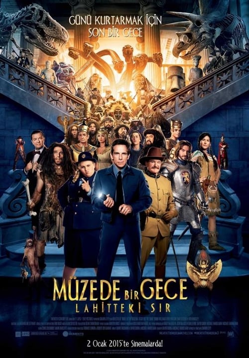 Müzede Bir Gece 3: Lahitteki Sır / Night at the Museum 3: Secret of the Tomb (2014) HD izle izle